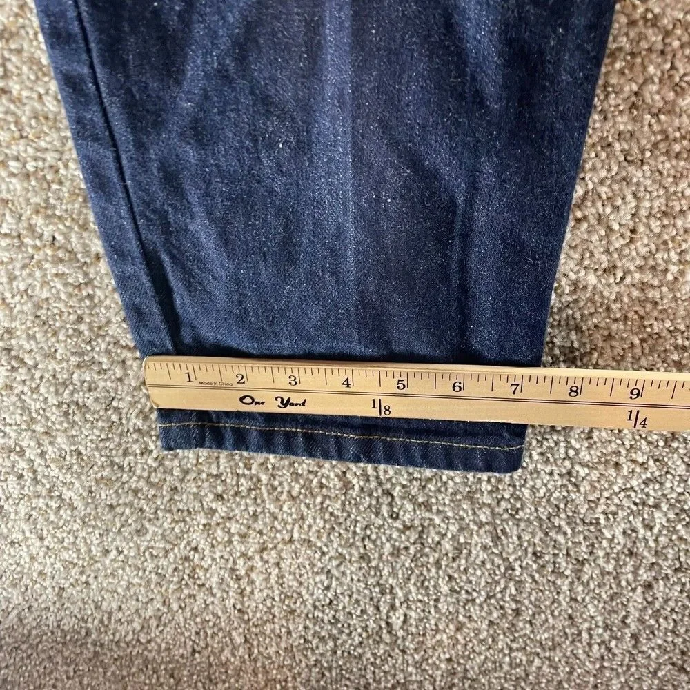 Vintage Levis Jeans Womens 16 Blue Denim Pants Tapered Leg 550 Relaxed 2001 Logo